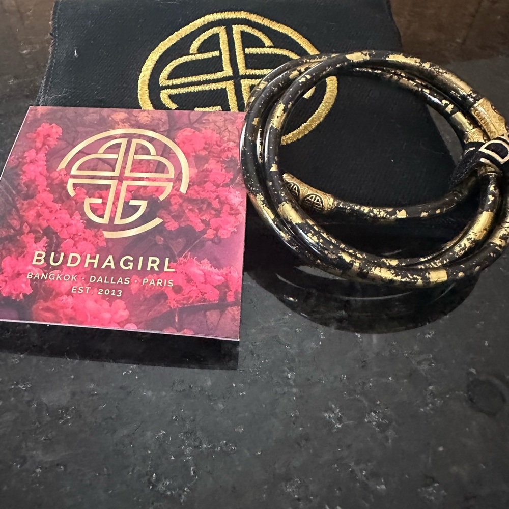 Koi Noir Black and Gold Bracelet Set